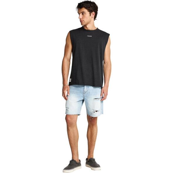FUNKY BUDDHA ΑΜΑΝΙΚΗ ΜΠΛΟΥΖΑ ΑΝΔΡΙΚΗ FBM013-096-04-ANTHRACITE