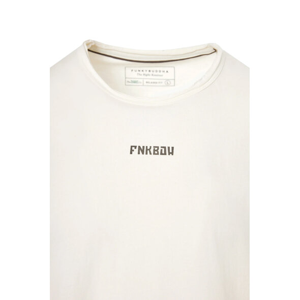 FUNKY BUDDHA ΑΜΑΝΙΚΗ ΜΠΛΟΥΖΑ ΑΝΔΡΙΚΗ FBM013-096-04-OFF WHITE