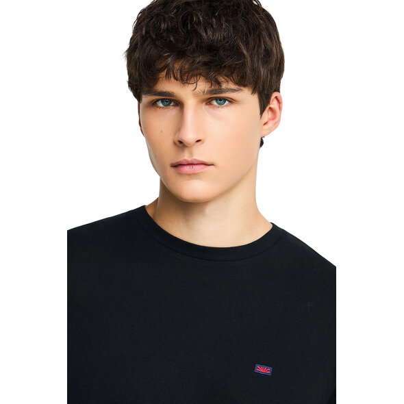 FUNKY BUDDHA ΜΠΛΟΥΖΑ ΑΝΔΡΙΚΗ FBM014-001-07-BLACK
