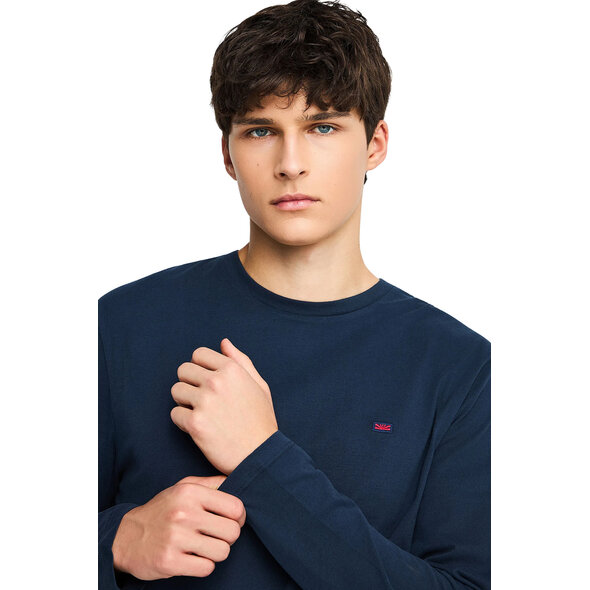 FUNKY BUDDHA ΜΠΛΟΥΖΑ ΑΝΔΡΙΚΗ FBM014-001-07-NAVY