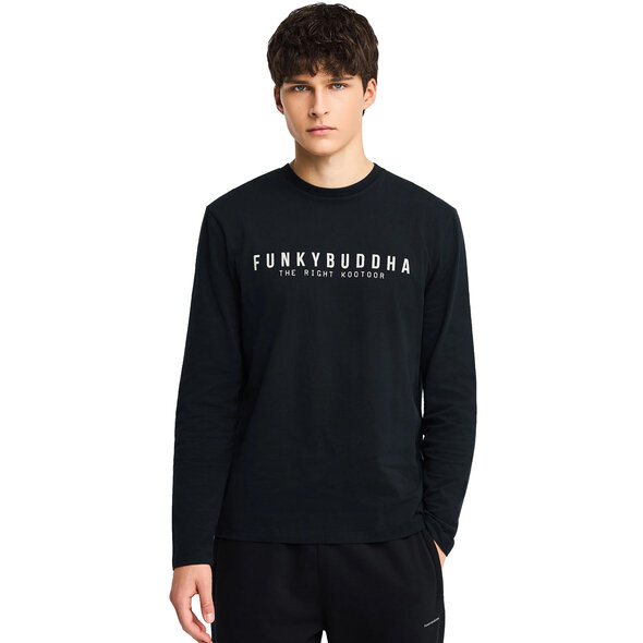 FUNKY BUDDHA ΜΠΛΟΥΖΑ ΑΝΔΡΙΚΗ FBM014-002-07-BLACK