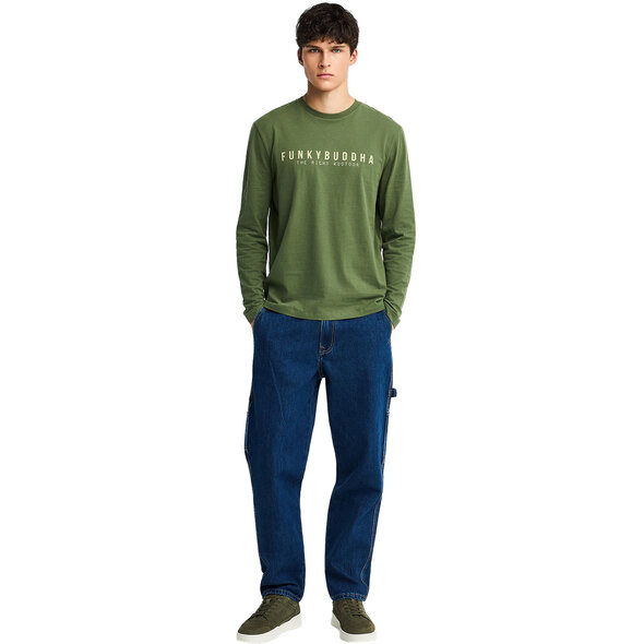 FUNKY BUDDHA ΜΠΛΟΥΖΑ ΑΝΔΡΙΚΗ FBM014-002-07-WINTER MOSS