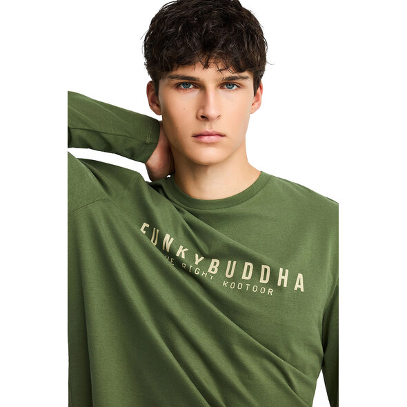 FUNKY BUDDHA ΜΠΛΟΥΖΑ ΑΝΔΡΙΚΗ FBM014-002-07-WINTER MOSS