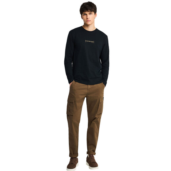 FUNKY BUDDHA ΜΠΛΟΥΖΑ ΑΝΔΡΙΚΗ FBM014-005-07-BLACK