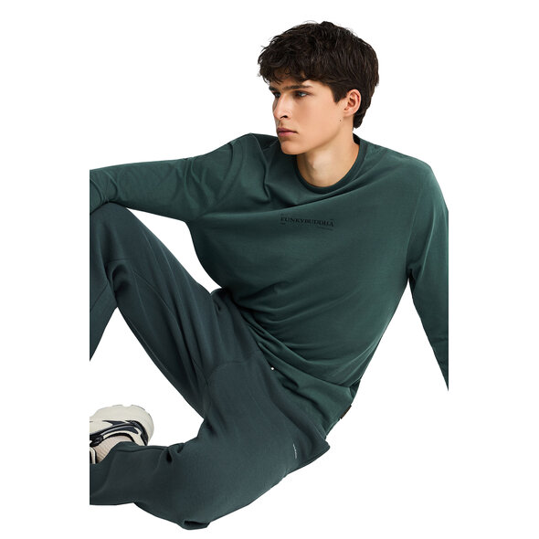 FUNKY BUDDHA ΜΠΛΟΥΖΑ ΑΝΔΡΙΚΗ FBM014-005-07-GREEN STORM