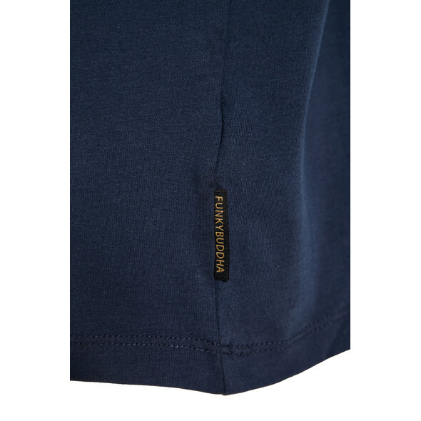FUNKY BUDDHA ΜΠΛΟΥΖΑ ΑΝΔΡΙΚΗ FBM014-005-07-NAVY