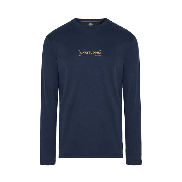 FUNKY BUDDHA ΜΠΛΟΥΖΑ ΑΝΔΡΙΚΗ FBM014-005-07-NAVY