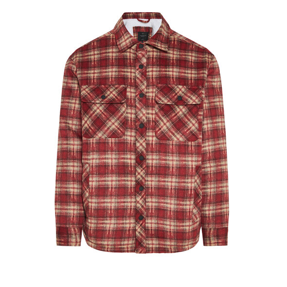 FUNKY BUDDHA OVERSHIRT ΑΝΔΡΙΚΟ FBM014-071-01-BURGUNDY