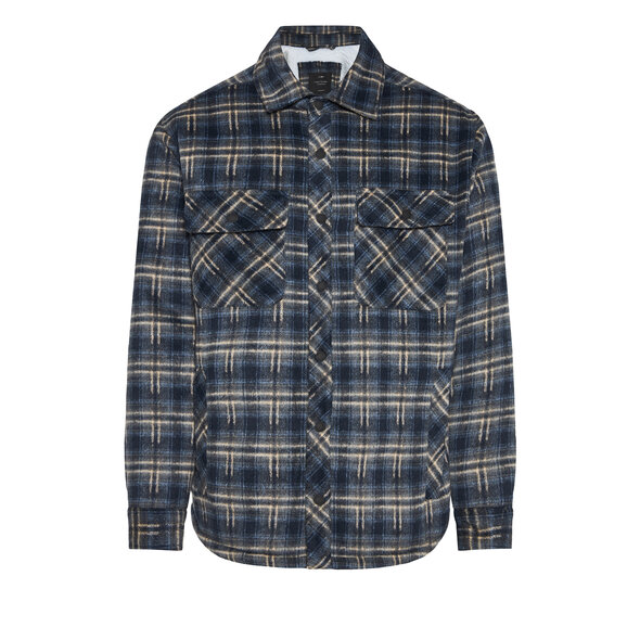 FUNKY BUDDHA OVERSHIRT ΑΝΔΡΙΚΟ FBM014-071-01-MIDNIGHT BLUE