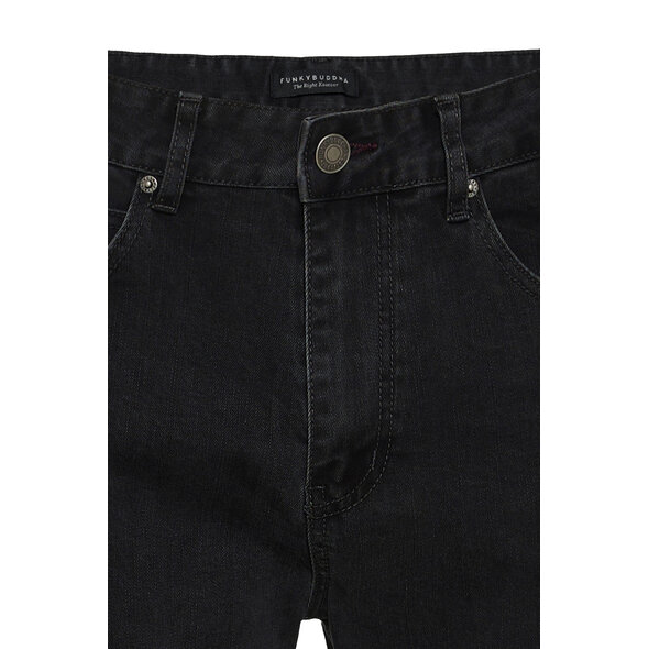 FUNKY BUDDHA DENIM ΠΑΝΤΕΛΟΝΙ ΑΝΔΡΙΚΟ FBM014-077-02-DK GREY