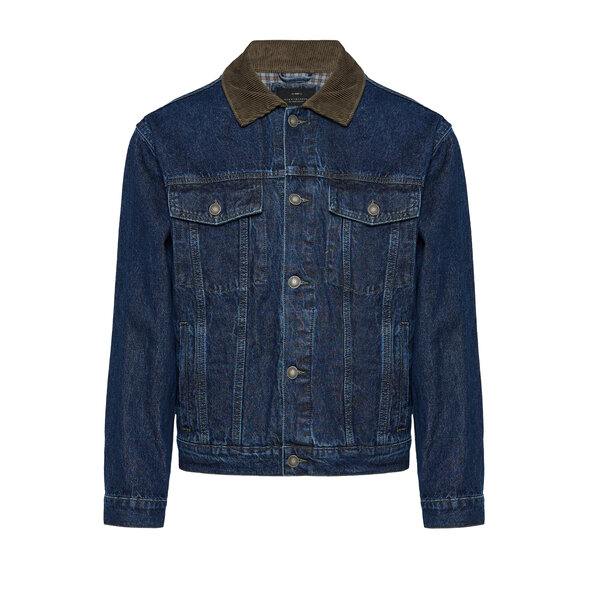 FUNKY BUDDHA DENIM JACKET ΑΝΔΡΙΚΟ FBM014-078-01-DK BLUE