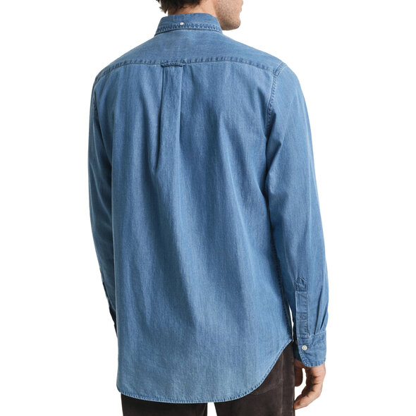 GANT REGULAR FIT INDIGO ΠΟΥΚΑΜΙΣΟ ΑΝΔΡΙΚΟ 3000400-980