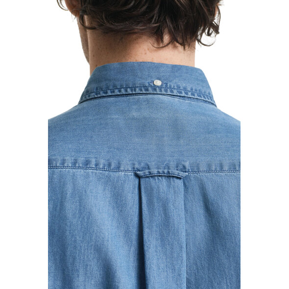 GANT REGULAR FIT INDIGO ΠΟΥΚΑΜΙΣΟ ΑΝΔΡΙΚΟ 3000400-980