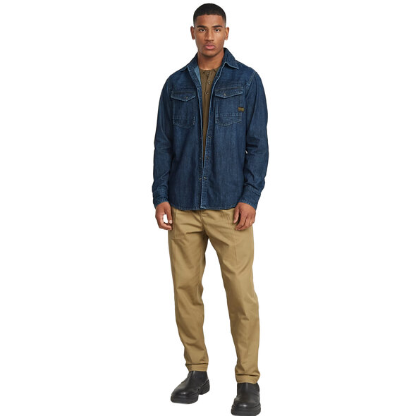 G-STAR DENIM ΠΟΥΚΑΜΙΣΟ ΑΝΔΡΙΚΟ D23616-D252-G133
