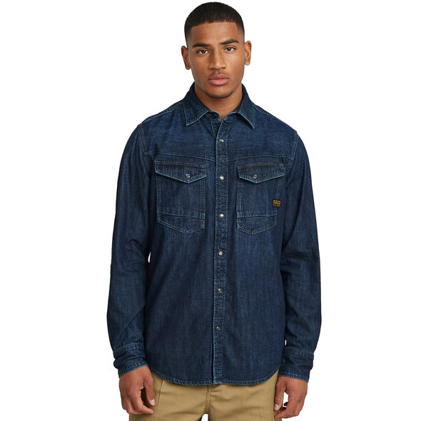 G-STAR DENIM ΠΟΥΚΑΜΙΣΟ ΑΝΔΡΙΚΟ D23616-D252-G133
