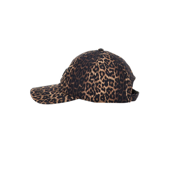 GUESS PRINTED LEOPARD BASEBALL ΚΑΠΕΛΟ ΓΥΝΑΙΚΕΙΟ AW5501COT01-BRO