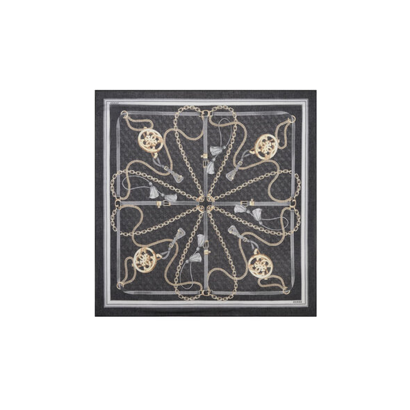 GUESS PRINTED KEFIAH ΦΟΥΛΑΡΙ ΓΥΝΑΙΚΕΙΟ AW5537POL03-BLA