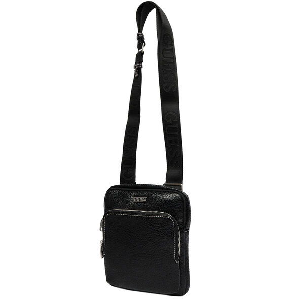GUESS 'BOSTON' CROSSBODY FLAT ΤΣΑΝΤΑ ΑΝΔΡΙΚΗ HMBOGSP6223-BLA
