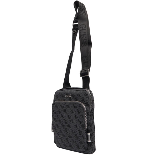 GUESS 'BOSTON' CROSSBODY FLAT ΤΣΑΝΤΑ ΑΝΔΡΙΚΗ HMBOSTP6123-BLA