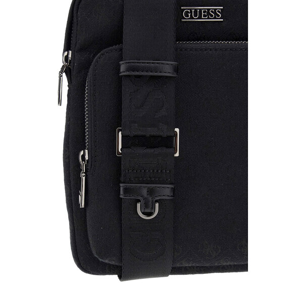 GUESS 'BOSTON' CROSSBODY FLAT ΤΣΑΝΤΑ ΑΝΔΡΙΚΗ HMBOSTP6123-DAB
