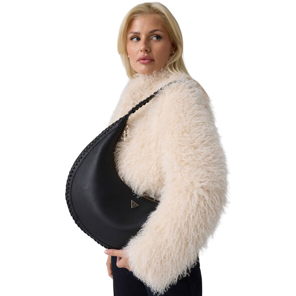 GUESS 'PETRA' HOBO ΤΣΑΝΤΑ ΓΥΝΑΙΚΕΙΑ HWBG9750020-BLA