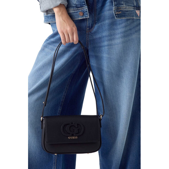 GUESS 'ISOLA' XBODY FLAP ΤΣΑΝΤΑ ΓΥΝΑΙΚΕΙΑ HWBG9905210-BLA