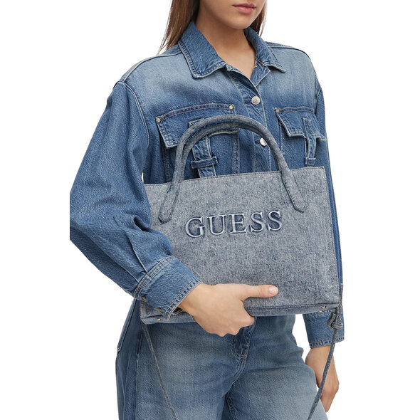 GUESS 'JODI' DENIM TOTE ΤΣΑΝΤΑ ΓΥΝΑΙΚΕΙΑ HWDG9769220-DEN