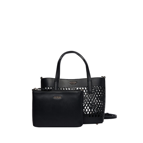 GUESS 'LETTY'  2 IN 1 MINI TOTE ΤΣΑΝΤΑ ΓΥΝΑΙΚΕΙΑ HWPG9911750-BLA