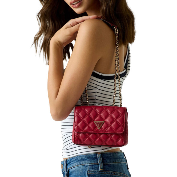 GUESS' GIULLY II' MINI ΤΣΑΝΤΑ ΓΥΝΑΙΚΕΙΑ HWQG9673740-DRC
