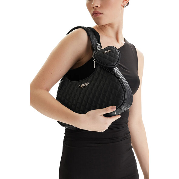 GUESS 'ATABEY' HOBO ΤΣΑΝΤΑ ΓΥΝΑΙΚΕΙΑ HWQG9894010-BLA