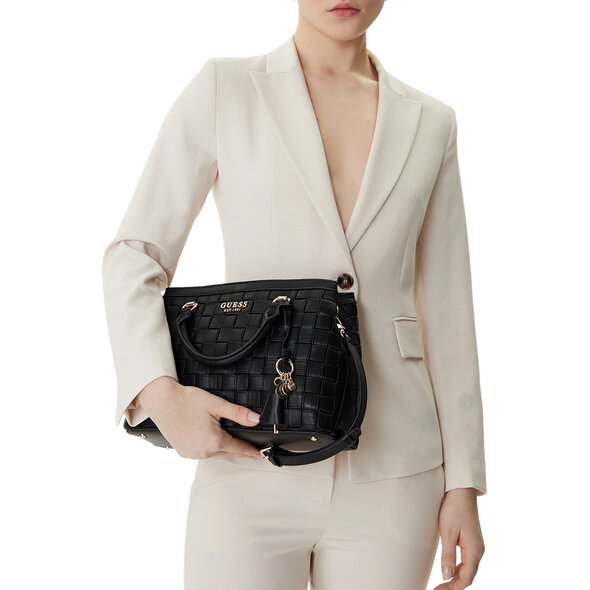 GUESS 'SANDY' SATCHEL ΤΣΑΝΤΑ ΓΥΝΑΙΚΕΙΑ HWWG841806-BLA