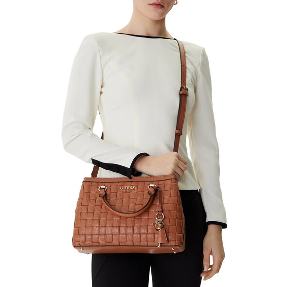 GUESS 'SANDY' SATCHEL ΤΣΑΝΤΑ ΓΥΝΑΙΚΕΙΑ HWWG841806-CAR