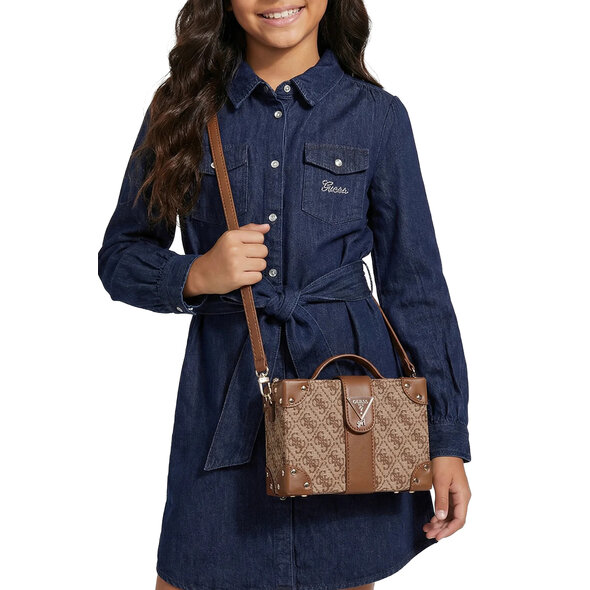 GUESS JACQUARD ΠΑΙΔΙΚΗ ΤΣΑΝΤΑ ΚΟΡΙΤΣΙ J6RZ01WK590-P13W