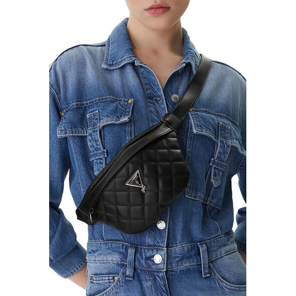 GUESS QUILTING BUMBAG ΠΑΙΔΙΚΗ ΤΣΑΝΤΑ ΚΟΡΙΤΣΙ J6RZ21WGT10-JBLK