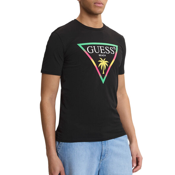 GUESS 'NEW TRIANGLE PALM' ΜΠΛΟΥΖΑ ΑΝΔΡΙΚΗ F6GI09J1314-JBLK