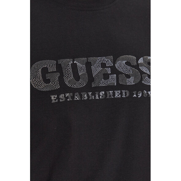 GUESS ΜΠΛΟΥΖΑ ΑΝΔΡΙΚΗ ΜΕ RUBBER LOGO M3YI26J1314-JBLK