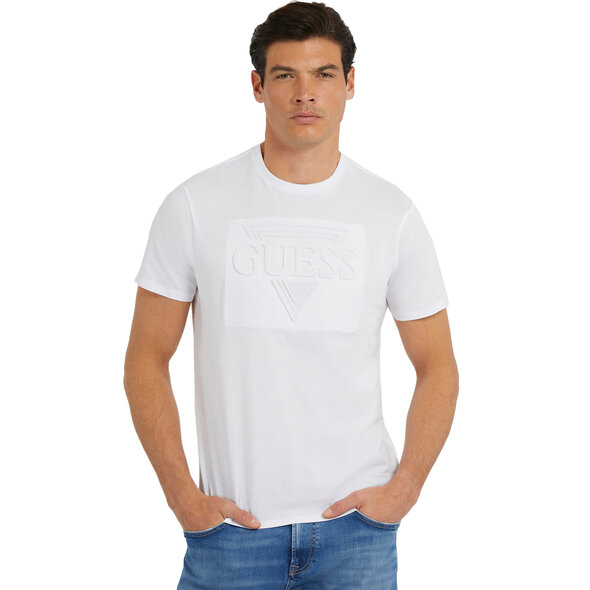 GUESS ΜΠΛΟΥΖΑ ΑΝΔΡIKH ME ΑΝΑΓΛΥΦΟ LOGO M3YI92K9RM1-G011