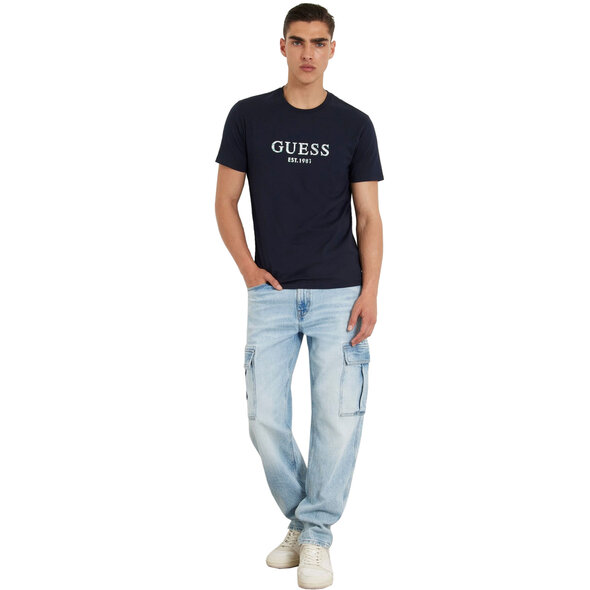 GUESS ΕΛΑΣΤΙΚΟ T-SHIRT ΑΝΔΡΙΚΟ M4YI38J1314-G7V2