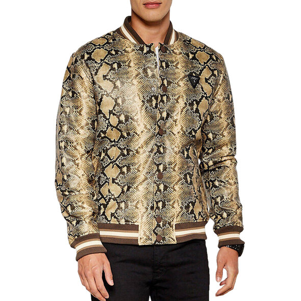 GUESS SNAKE BOMBER ΜΠΟΥΦΑΝ ΑΝΔΡΙΚΟ M4YL04WG9N0-P1HD