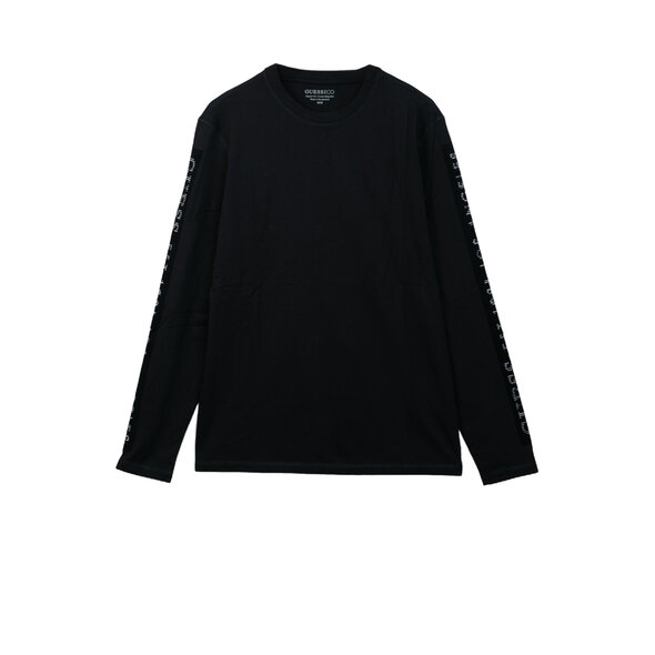 GUESS SLEEVES LOGO ΜΠΛΟΥΖΑ ΑΝΔΡΙΚΗ M5BI06I3Z14-JBLK