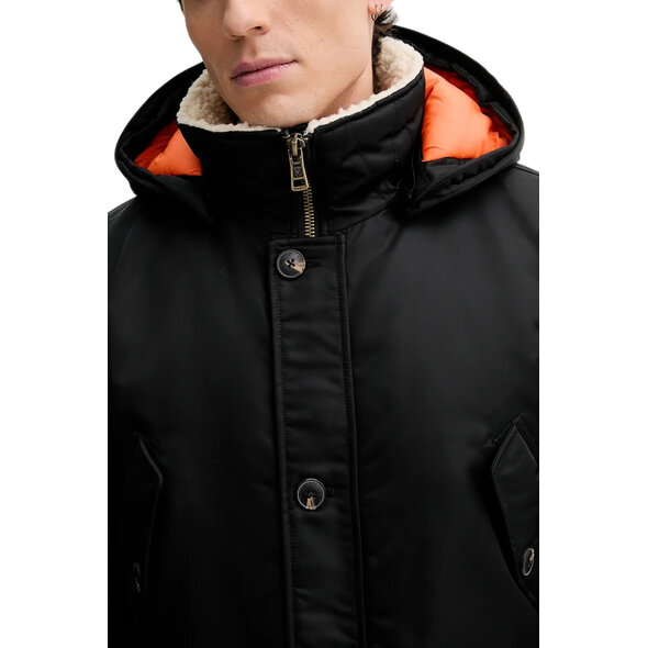 GUESS NYLON PARKA ΜΠΟΥΦΑΝ ΑΝΔΡΙΚΟ M5BL10WHAA2-JBLK