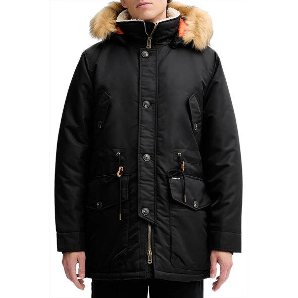 GUESS NYLON PARKA ΜΠΟΥΦΑΝ ΑΝΔΡΙΚΟ M5BL10WHAA2-JBLK