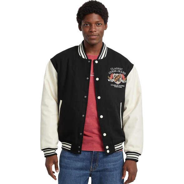 GUESS LETTERMAN ΜΠΟΥΦΑΝ ΑΝΔΡΙΚΟ M5BL1EWEI02-JBLK
