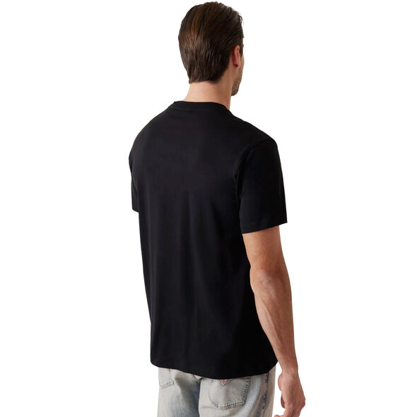 GUESS VERTICAL LOGO ΜΠΛΟΥΖΑ ΑΝΔΡΙΚH M5RI01KCHA1-JBLK