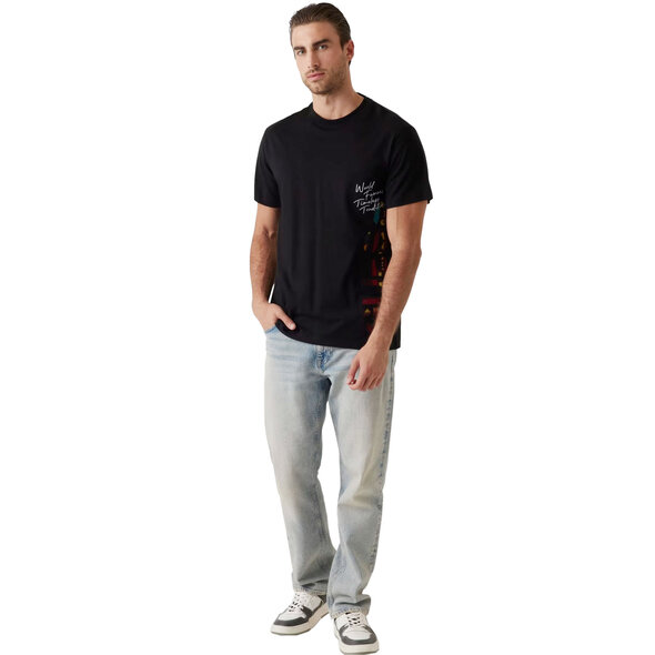GUESS VERTICAL LOGO ΜΠΛΟΥΖΑ ΑΝΔΡΙΚH M5RI01KCHA1-JBLK