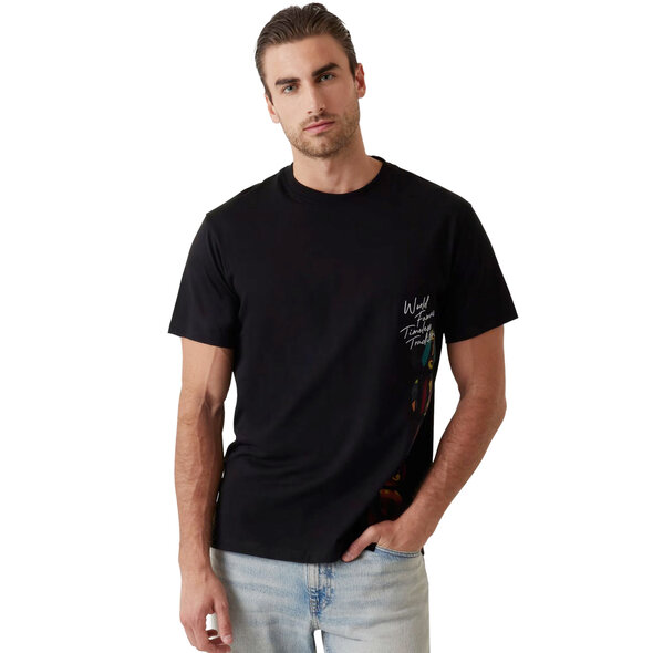 GUESS VERTICAL LOGO ΜΠΛΟΥΖΑ ΑΝΔΡΙΚH M5RI01KCHA1-JBLK