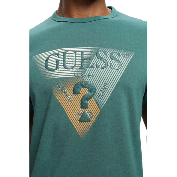 GUESS TRIANGLE LOGO ΜΠΛΟΥΖΑ ΑΝΔΡΙΚH M5RI14J1314-A70L