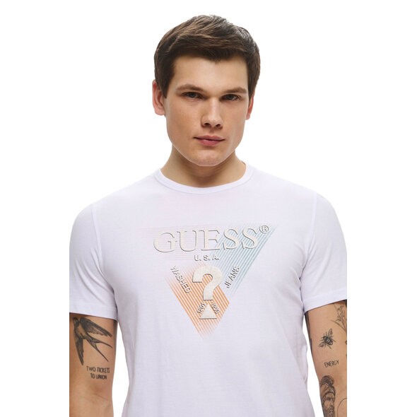 GUESS TRIANGLE LOGO ΜΠΛΟΥΖΑ ΑΝΔΡΙΚH M5RI14J1314-G011