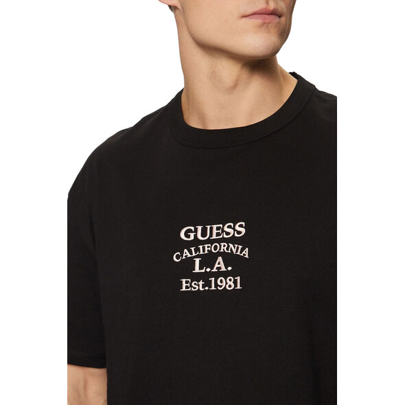 GUESS OVER EMBROIDERY ΜΠΛΟΥΖΑ ΑΝΔΡΙΚH M5RI35K8FQ4-JBLK