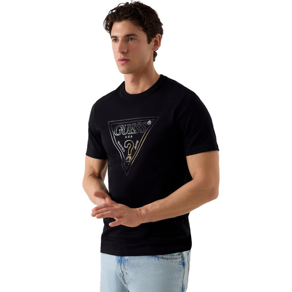 GUESS TRIANGLE MULTICOLOR ΜΠΛΟΥΖΑ ΑΝΔΡΙΚΗ M6GI11K2992-JBLK